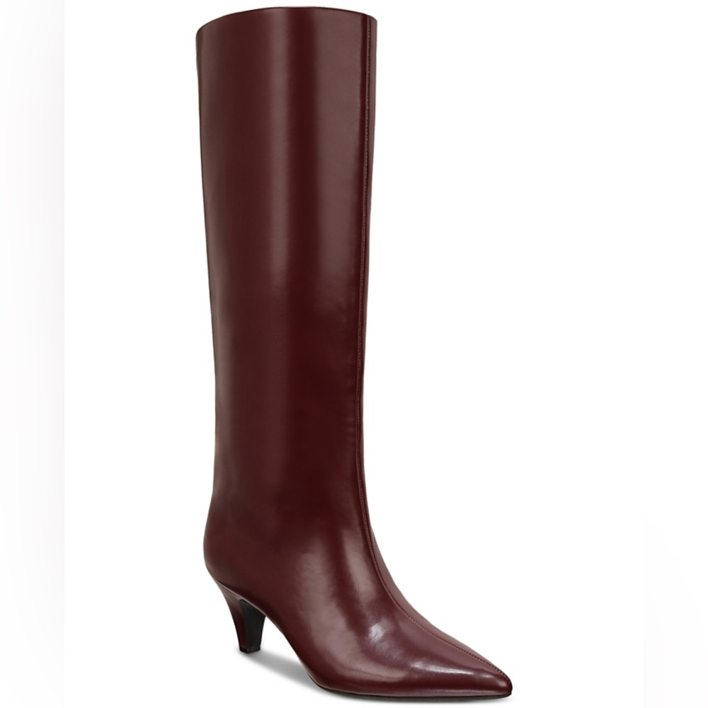 SOLD Alfani Burgundy-Brown Heeled Boots